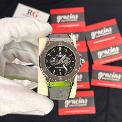 HUBLOT GENEVE CUERO PARA HOMBRE REF-GPN