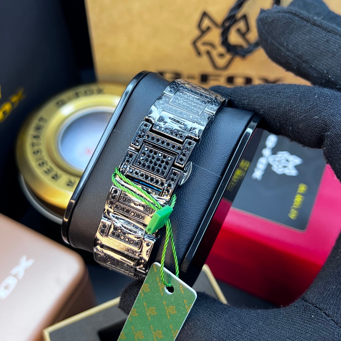 G FOX ORIGINAL x CARTIER PARA DAMA SUMERGIBLE  REF-TORBILLON CUBANO-1251-N