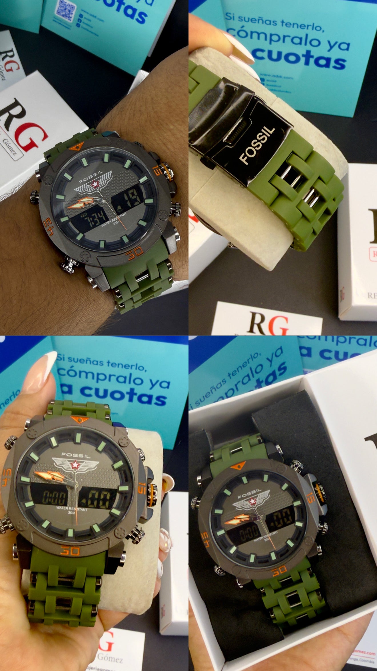 FOSSIL EDICION MARINA SUMERGIBLE-V