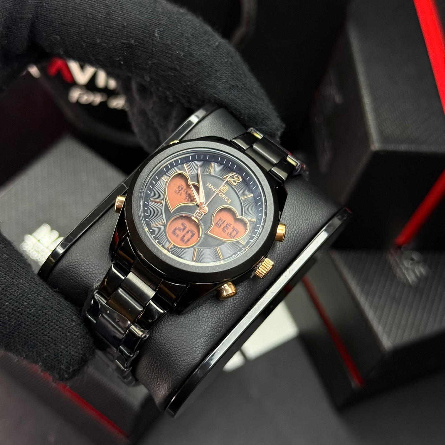 NAVIFORCE DOBLE HORA ORIGINAL PARA DAMA REF NF5045-N