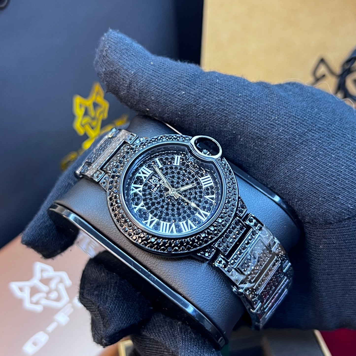 G FOX ORIGINAL x CARTIER PARA DAMA SUMERGIBLE  REF-TORBILLON CUBANO-1251-N