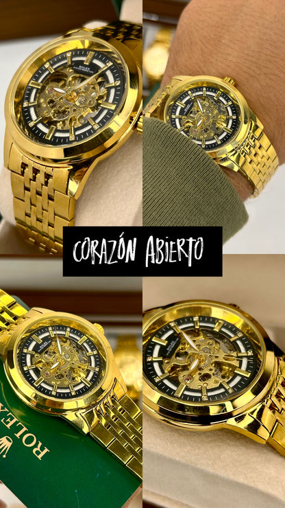 RLX AUTOMATICO CORAZON ABIERTO PARA HOMBRE REF-DN