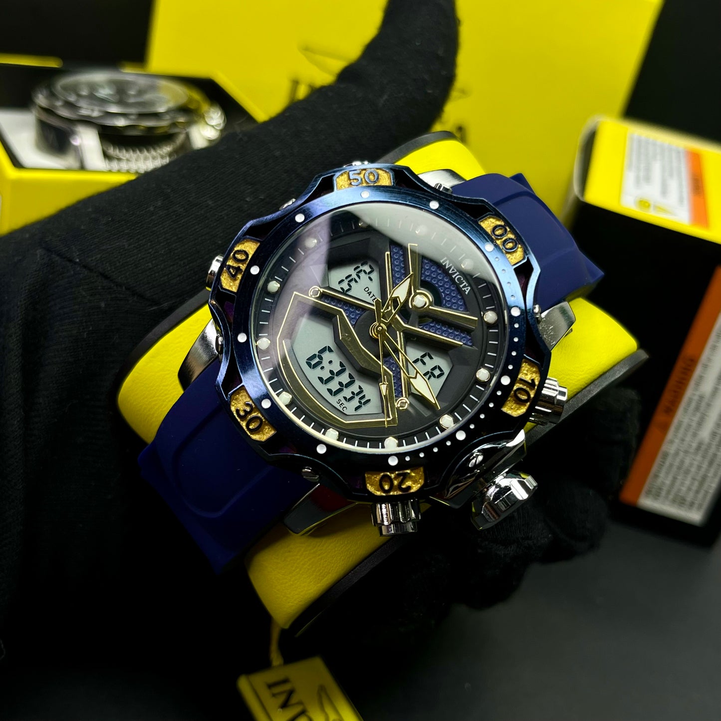 INVICTA DOBLE HORA PARA HOMBRE REF-1837-AAD