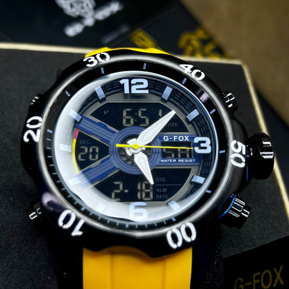 G FOX ORIGINAL DOBLE HORA POR INVICTA SUMERGIBLE PARA HOMBRE REF-1976G1-A