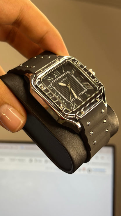 CARTIER DO´SANTOS PARA HOMBRE REF-GOMA-NPN