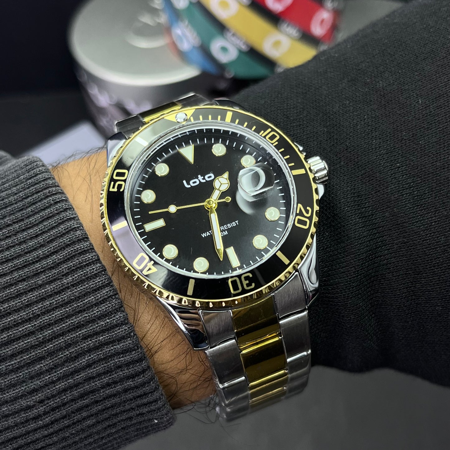 LOTO ORIGINAL X RLX SUMERGIBLE PARA HOMBRE REF SUBMARINE 2526-BN