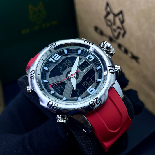 G FOX ORIGINAL DOBLE HORA POR INVICTA SUMERGIBLE PARA HOMBRE REF-1976G1-R