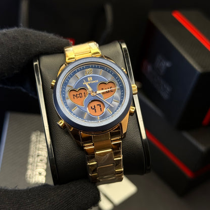 NAVIFORCE DOBLE HORA ORIGINAL PARA DAMA REF NF5045-ORA