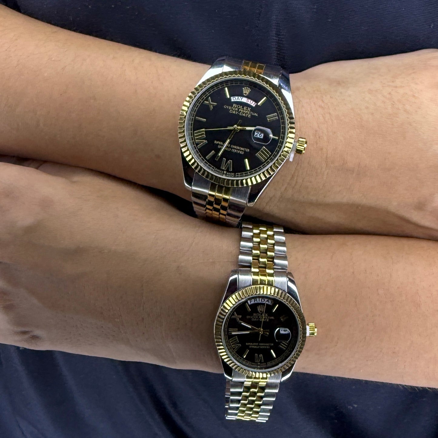 PAREJA R0LEX PRESIDENT  REF-BIN