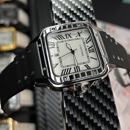 CARTIER DO´SANTOS PARA HOMBRE REF-GOMA-NPB
