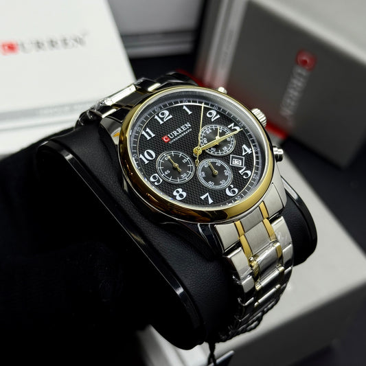 CURREN ORIGINAL FUNCIONAL PARA HOMBRE REF 8466- BN