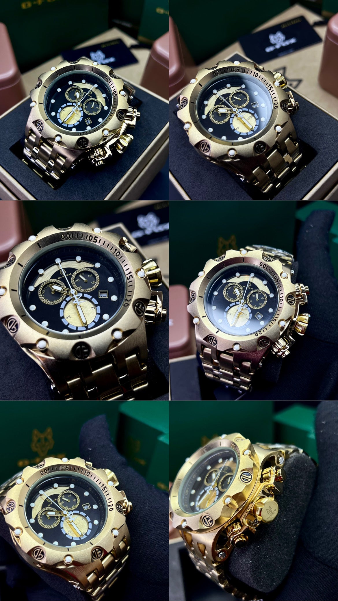 G FOX ORIGINAL FUNCIONAL POR INVICTA SUMERGIBLE PARA HOMBRE REF- DN