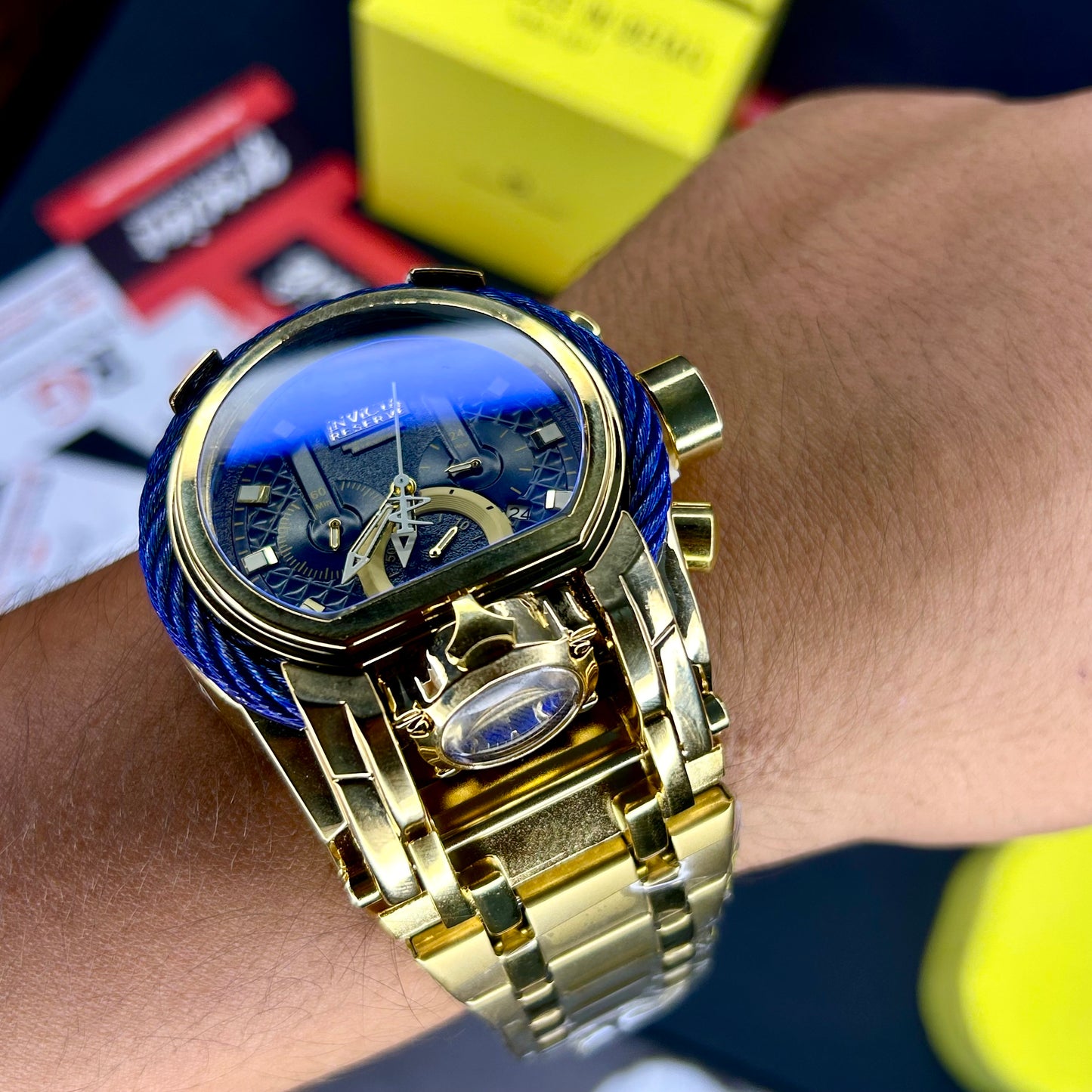 INVICTA BOLT ZEUS ARO FUNCIONAL PARA HOMBRE REF-DA