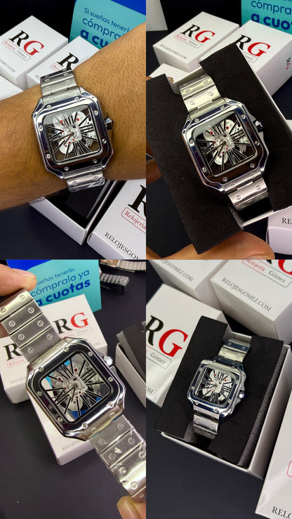 CARTIER SKELET ACERO PARA HOMBRE REF-PB