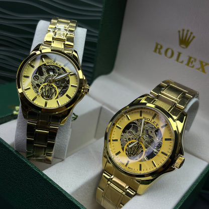 PAREJAS RLX AUTOMATICO CORAZON ABIERTO OYSTER  REF-DD