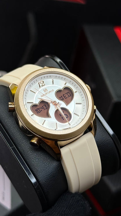 NAVIFORCE DOBLE HORA ORIGINAL PARA DAMA REF NF5045-RC