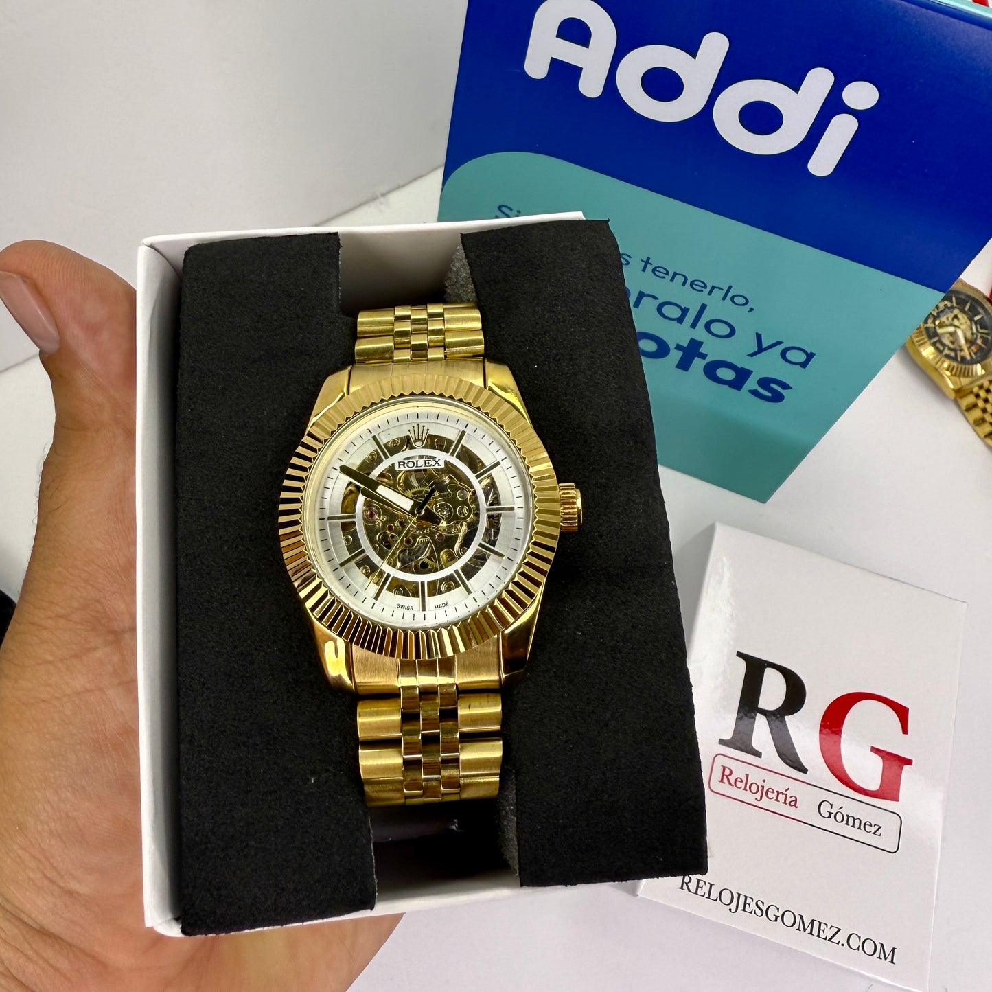 RLX AUTOMATICO CORAZON ABIERTO PRESIDET PARA HOMBRE REF-DB