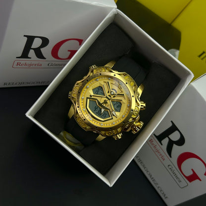 INVICTA DOBLE HORA PARA HOMBRE REF-1837-ND