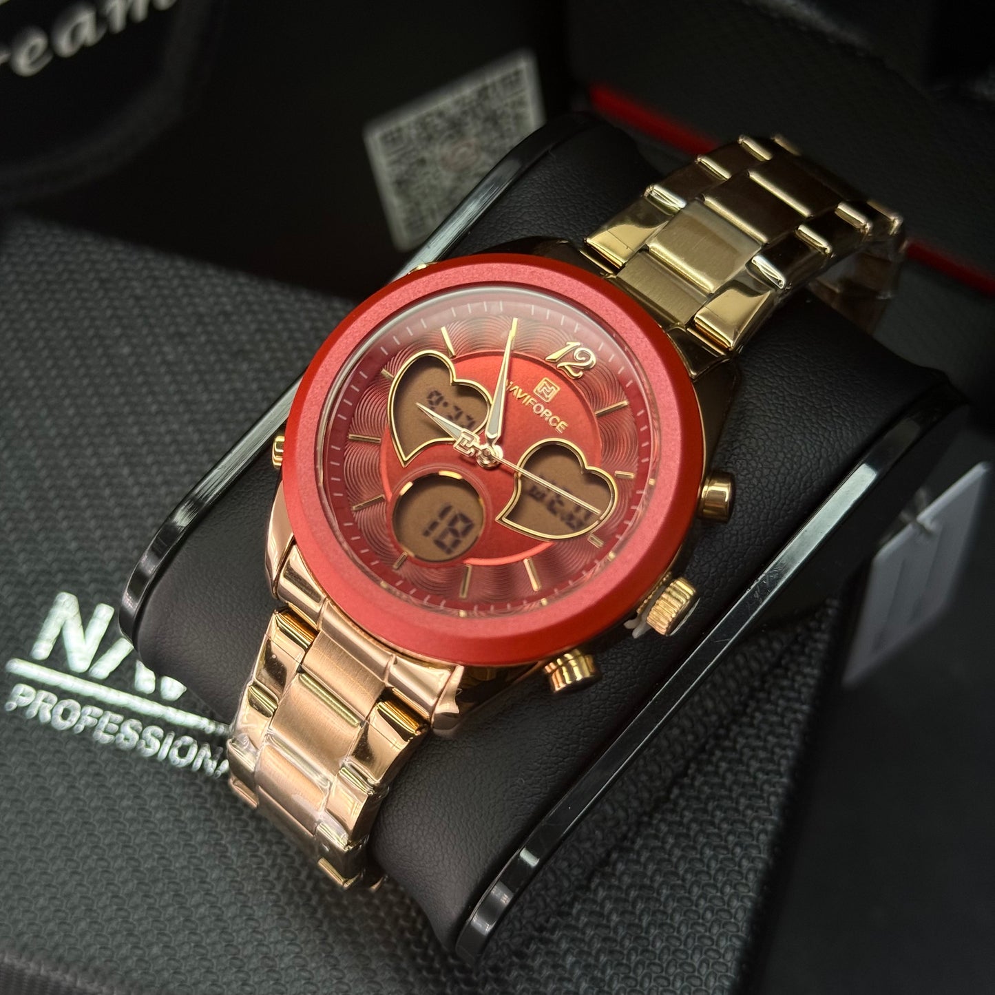 NAVIFORCE DOBLE HORA ORIGINAL PARA DAMA REF NF5045-OROR