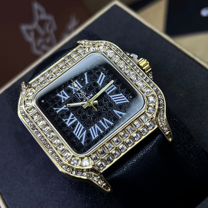 G FOX ORIGINAL x CARTIER PARA UNISEX SUMERGIBLE  REF-SANTOS CUBANO-1264-NN