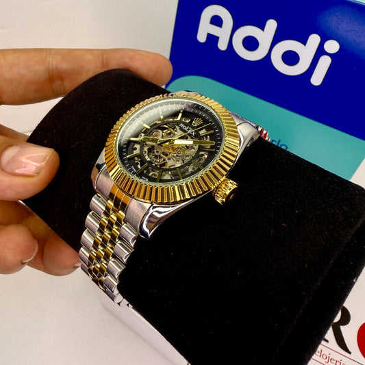 RLX AUTOMATICO CORAZON ABIERTO PRESIDET PARA HOMBRE REF-BN