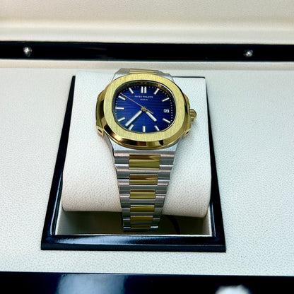 PATEF PHILIPPE  LUXURY AUTOMATICO REF NAUTILUS CARA AZUL
