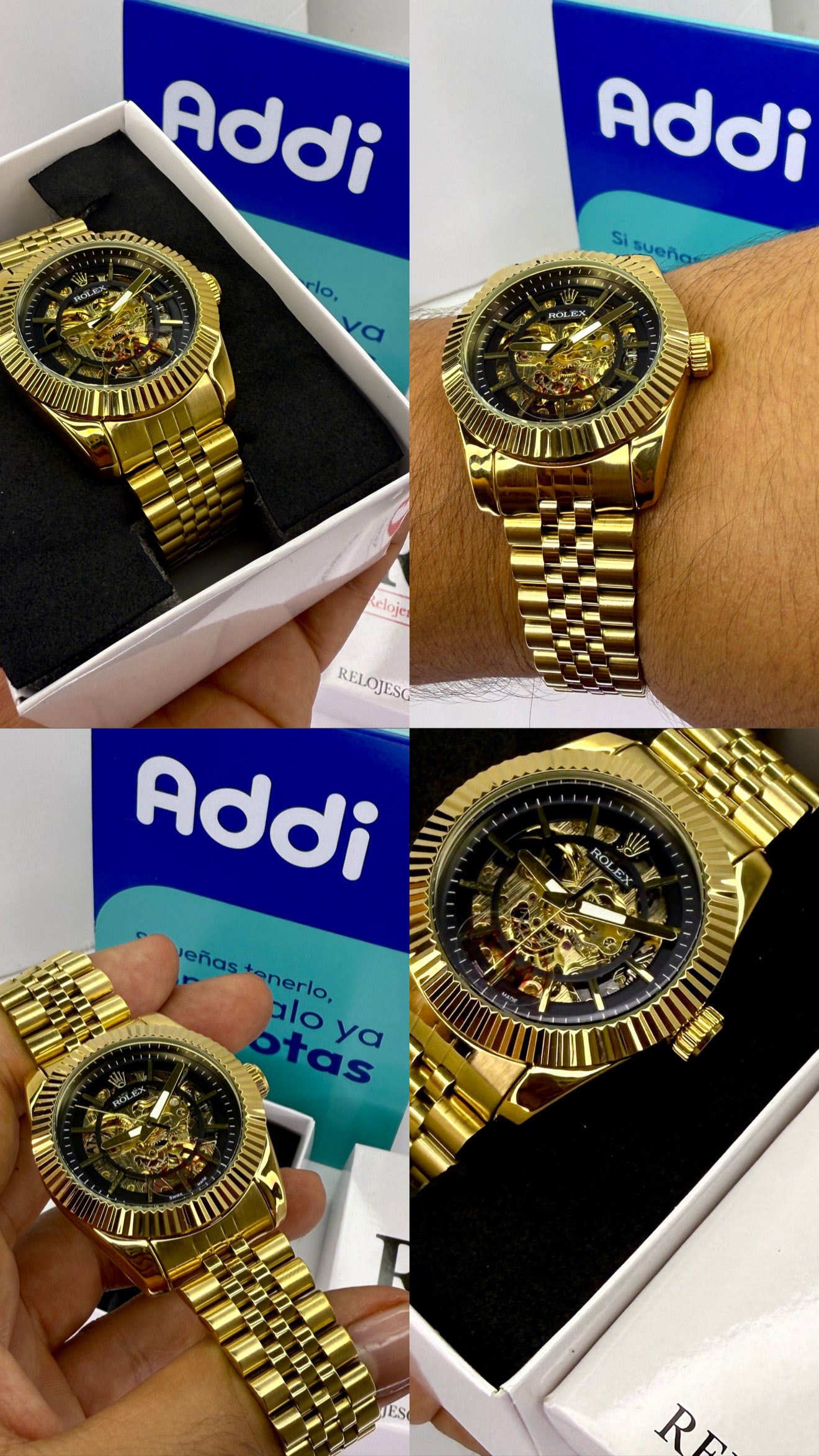 RLX AUTOMATICO CORAZON ABIERTO PRESIDET PARA HOMBRE REF-DN