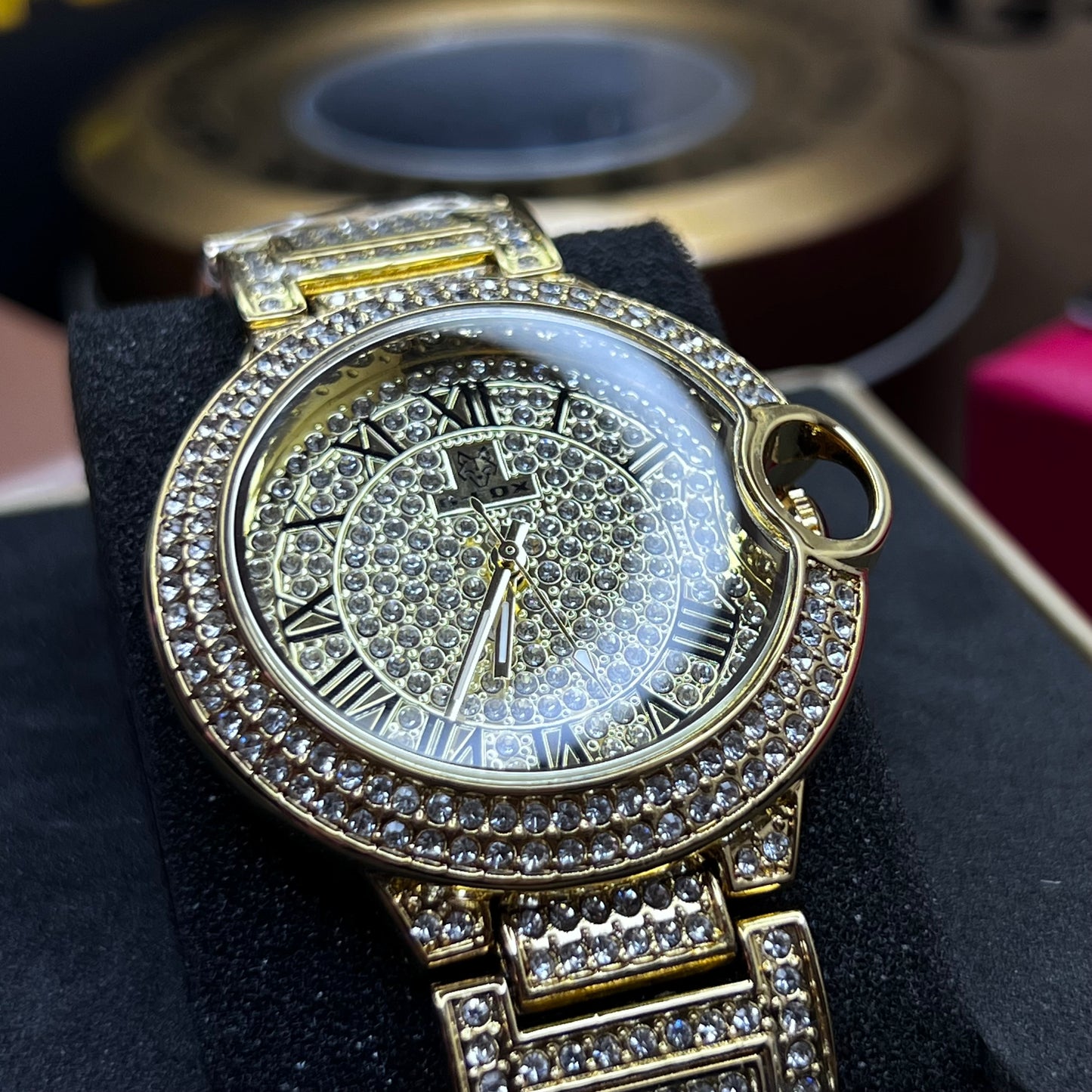 G FOX ORIGINAL x CARTIER PARA DAMA SUMERGIBLE  REF-TORBILLON CUBANO-1251-D