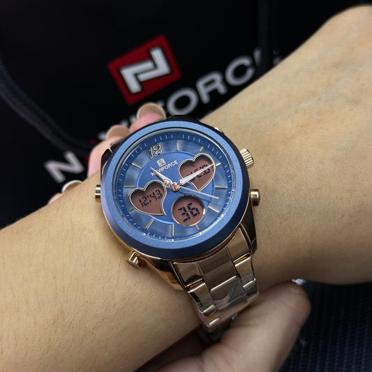 NAVIFORCE DOBLE HORA ORIGINAL PARA DAMA REF NF5045-ORA