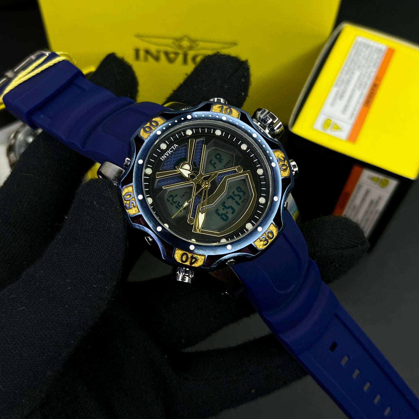 INVICTA DOBLE HORA PARA HOMBRE REF-1837-AAD