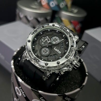 LOTO ORIGINAL TRANSPARENTE CRONOGRAFO REF-LT2433-N