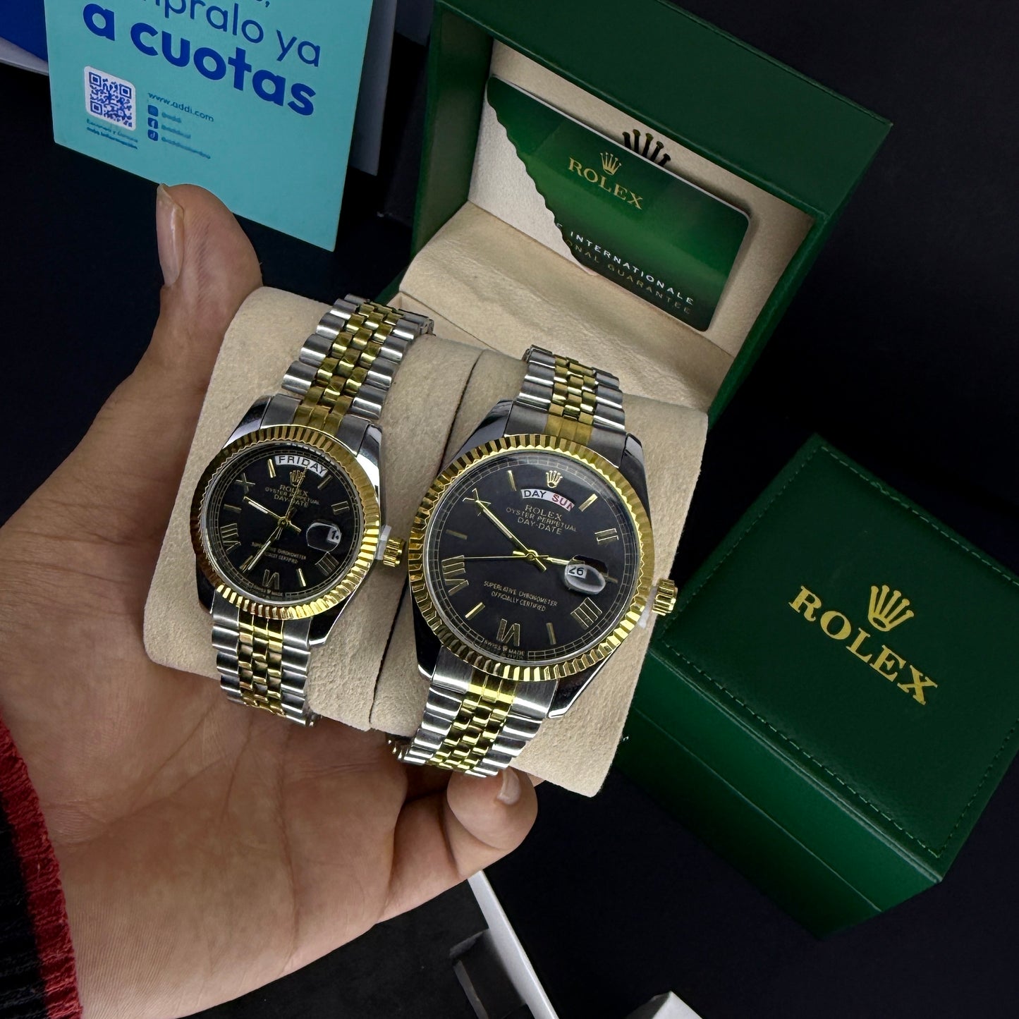 PAREJA R0LEX PRESIDENT  REF-BIN