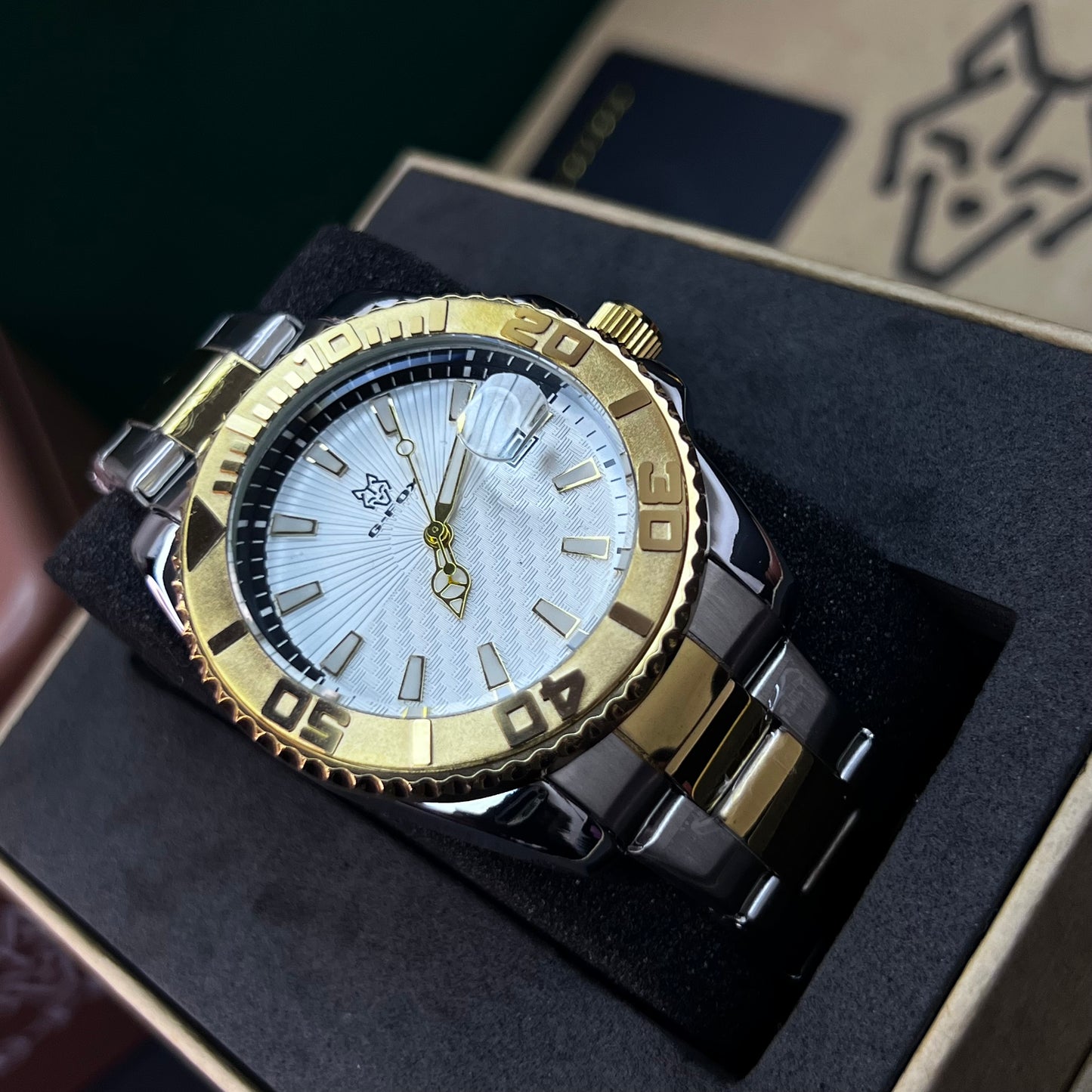 G FOX ORIGINAL x RLX SUMERGIBLE PARA HOMBRE REF-SIMULACION 70583-BB