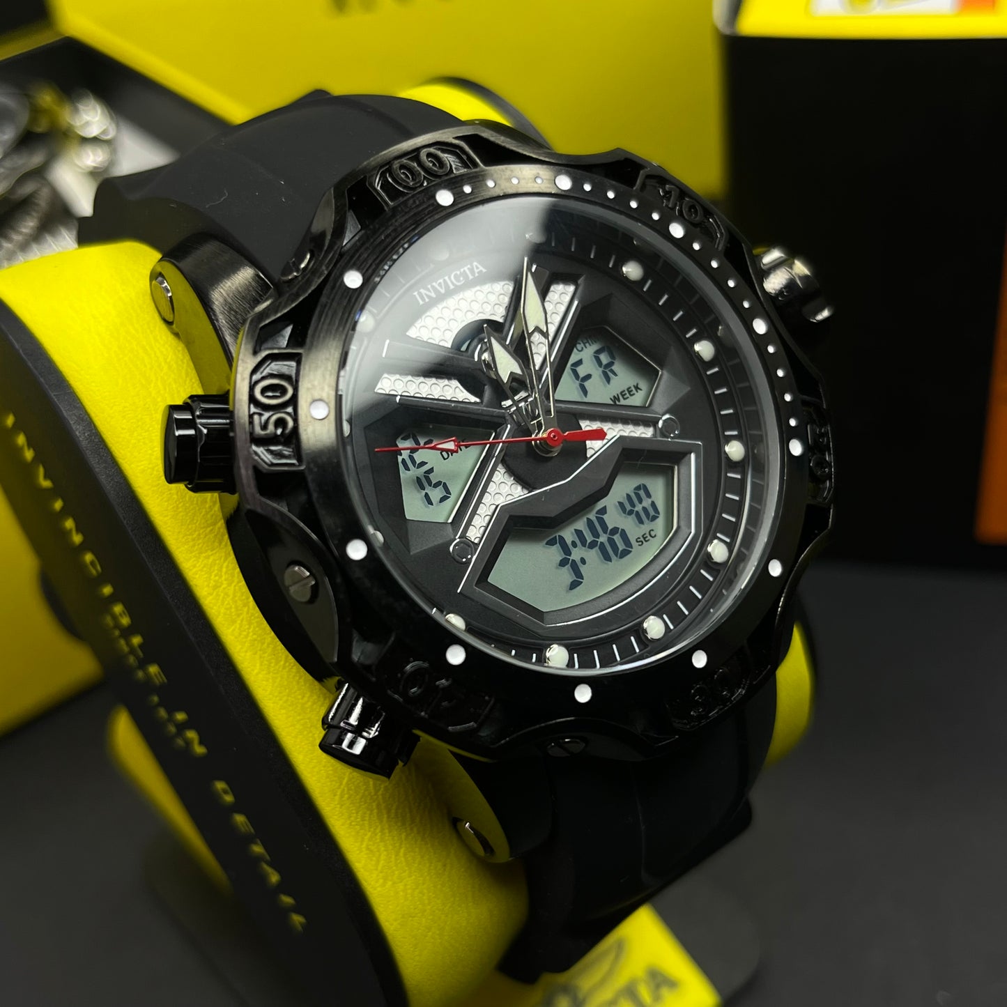 INVICTA DOBLE HORA PARA HOMBRE REF-1837-NNP