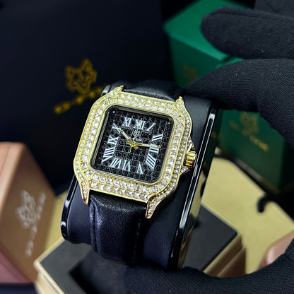 G FOX ORIGINAL x CARTIER PARA UNISEX SUMERGIBLE  REF-SANTOS CUBANO-1264-NN