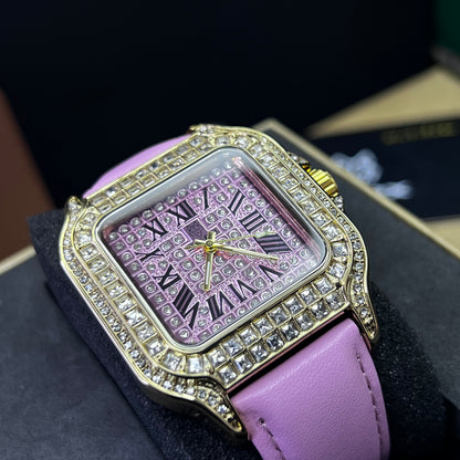 G FOX ORIGINAL x CARTIER PARA DAMA SUMERGIBLE  REF-SANTOS CUBANO-1264-R