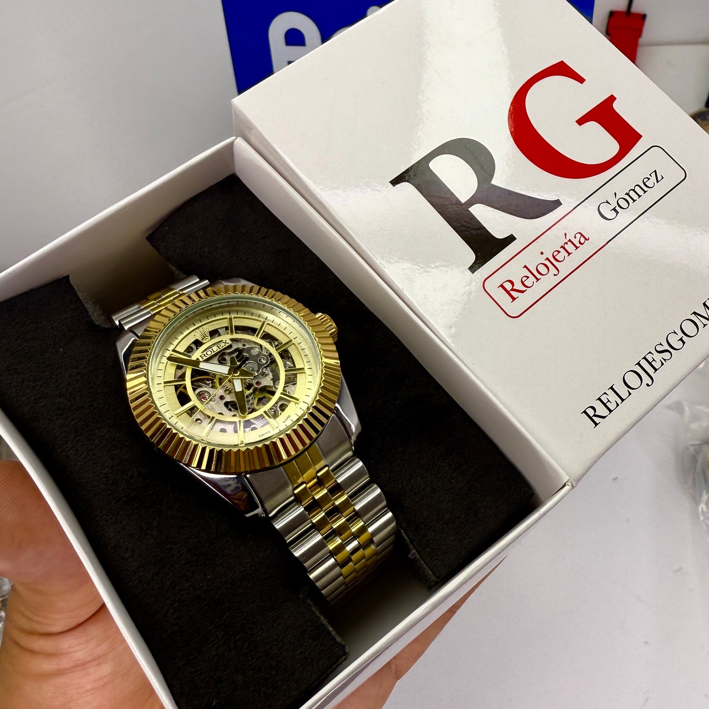 RLX AUTOMATICO CORAZON ABIERTO PRESIDET PARA HOMBRE REF-BD