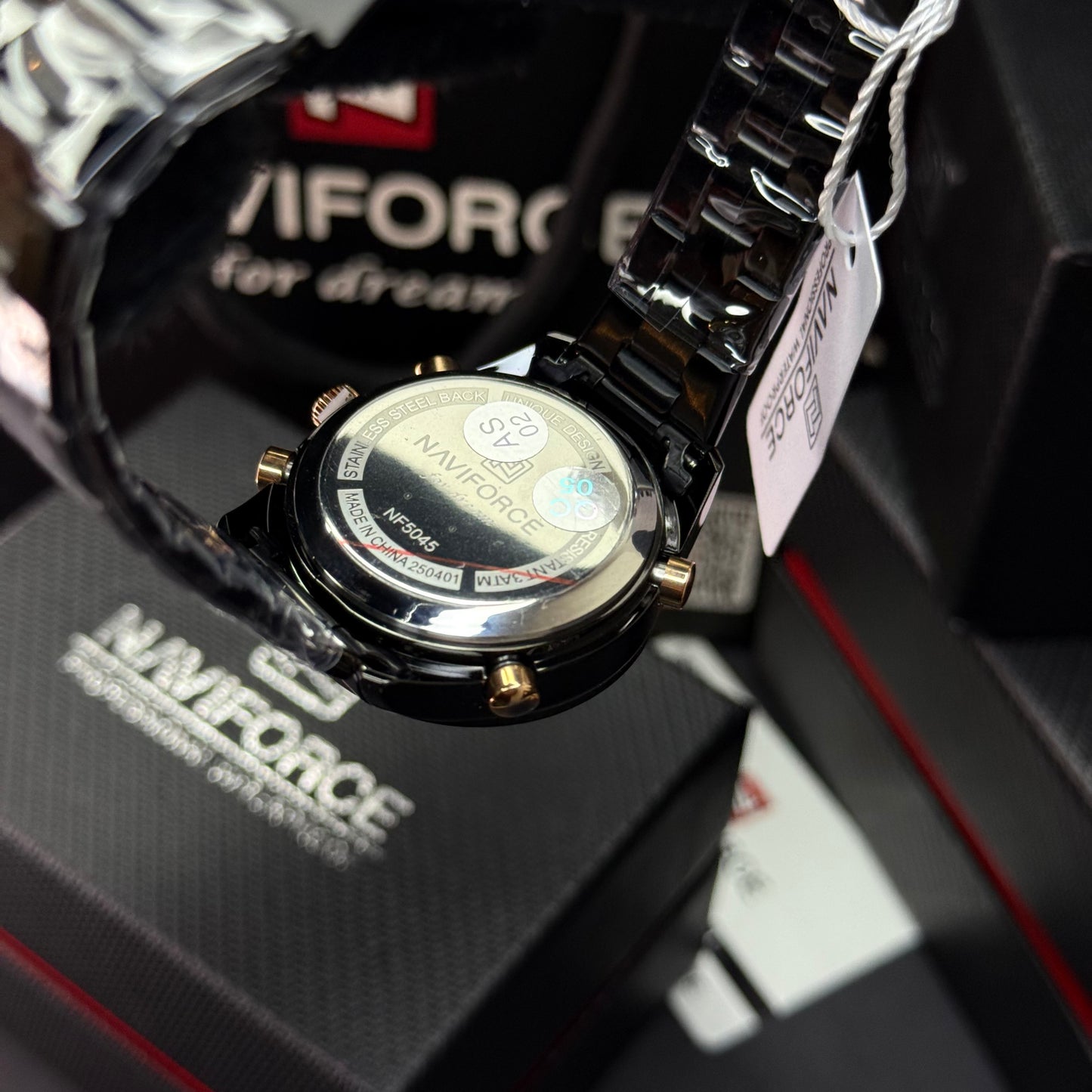 NAVIFORCE DOBLE HORA ORIGINAL PARA DAMA REF NF5045-N