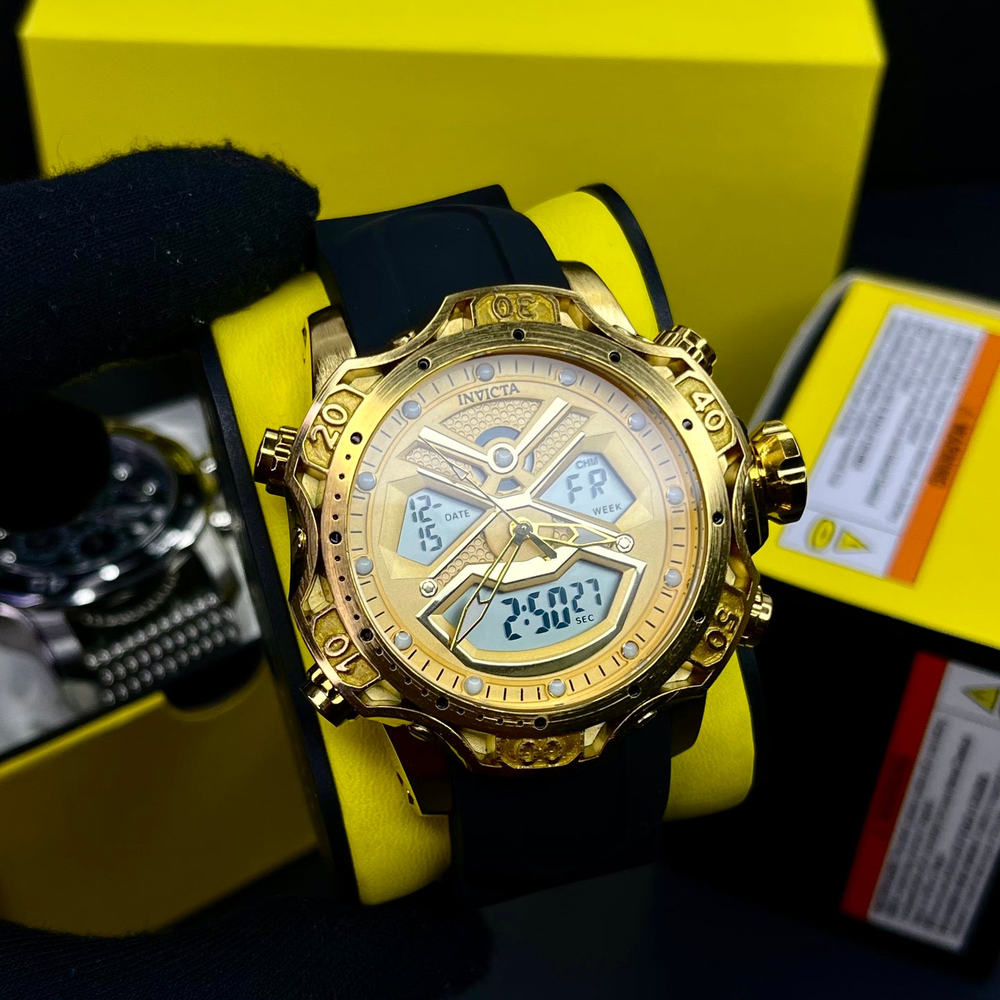 INVICTA DOBLE HORA PARA HOMBRE REF-1837-ND