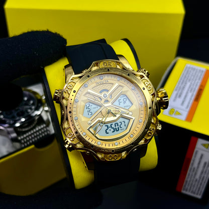 INVICTA DOBLE HORA PARA HOMBRE REF-1837-ND