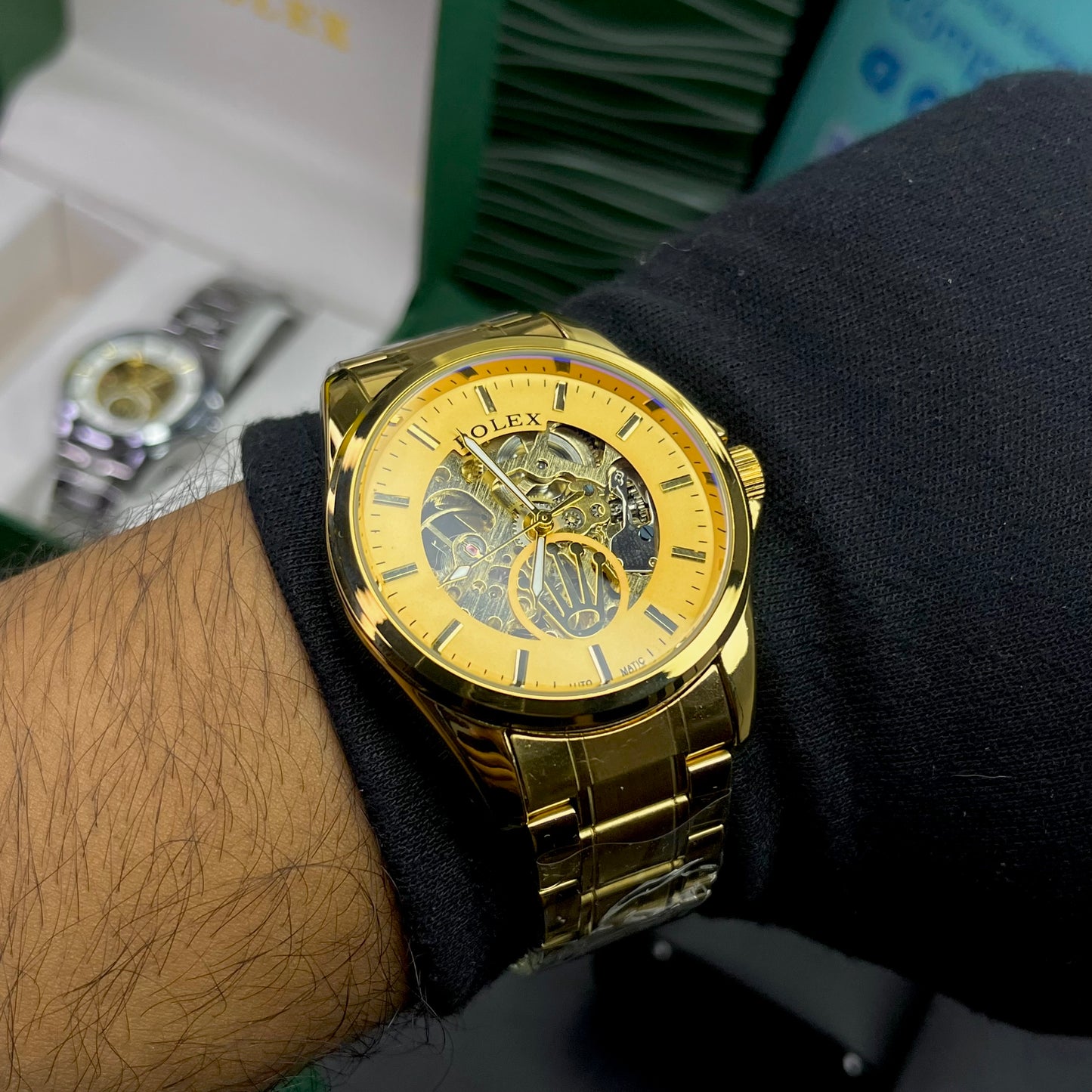 RLX AUTOMATICO CORAZON ABIERTO OYSTER PARA MUJER  REF-DD