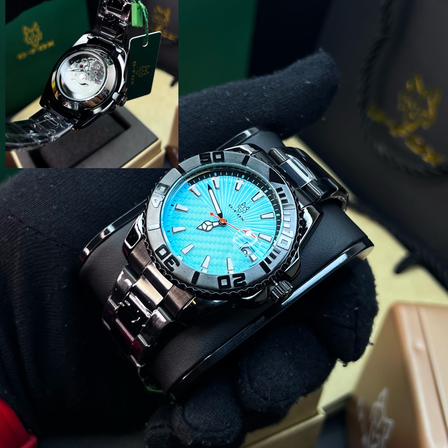 G FOX ORIGINAL x RLX SUMERGIBLE PARA HOMBRE REF-SIMULACION 70583-NA