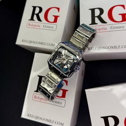 CARTIER SKELET ACERO PARA HOMBRE REF-PB