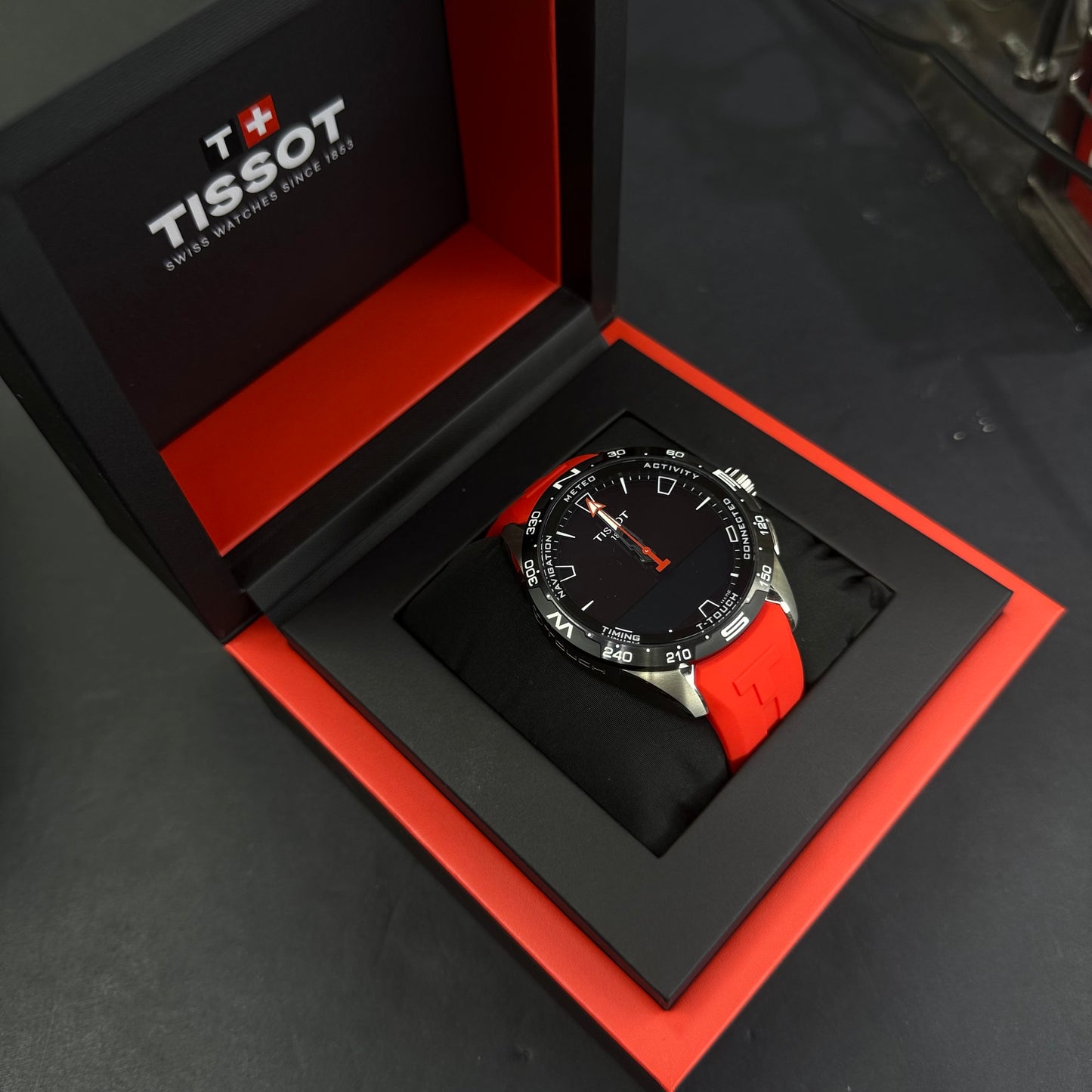 TISSOT ORIGINAL LUXURY T-TOUCH CONNNECT SOLAR PARA HOMBRE REF T121.420.47.051.01