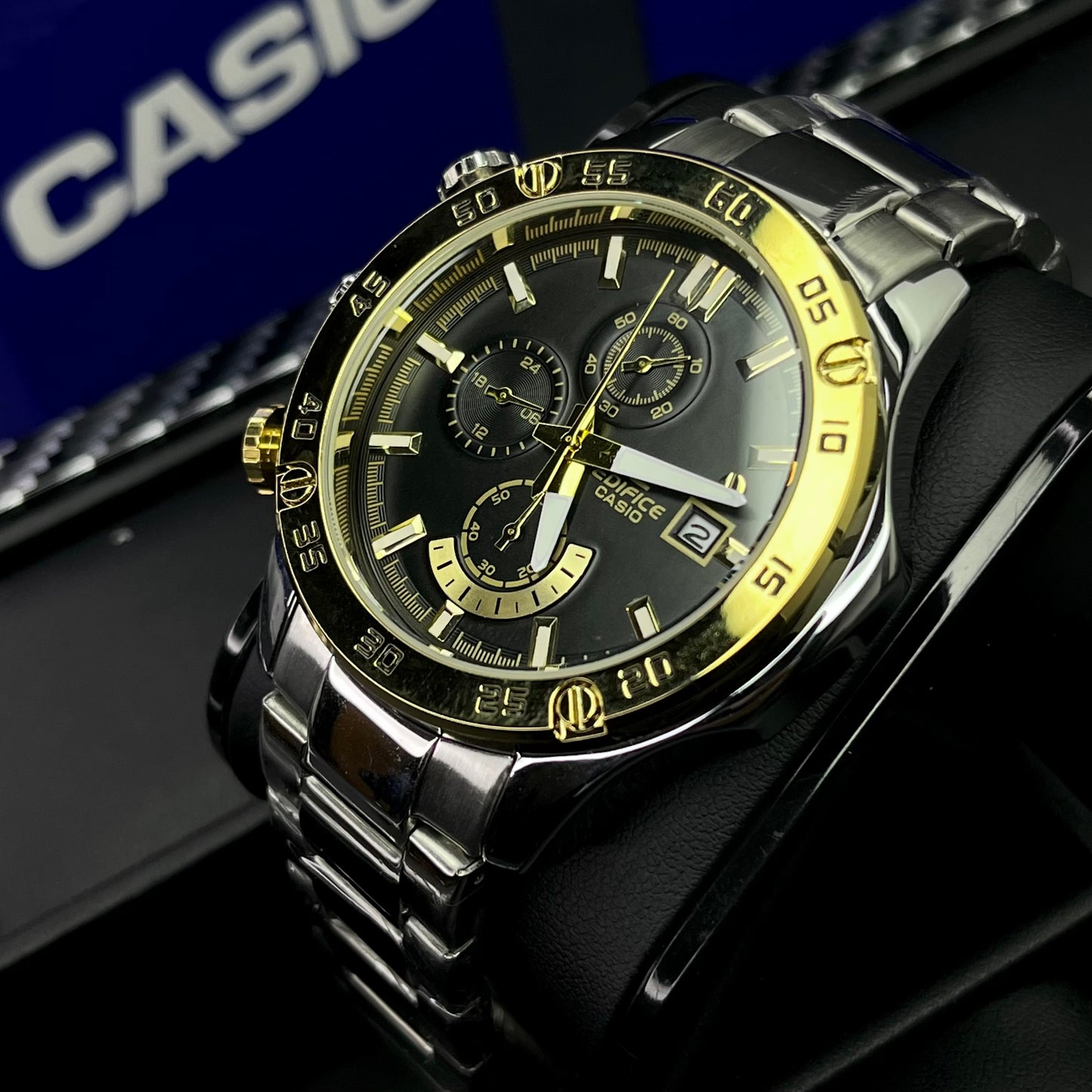CASIO EDIFICE EFR 558  FUNCIONAL PARA HOMBRE REF-BN