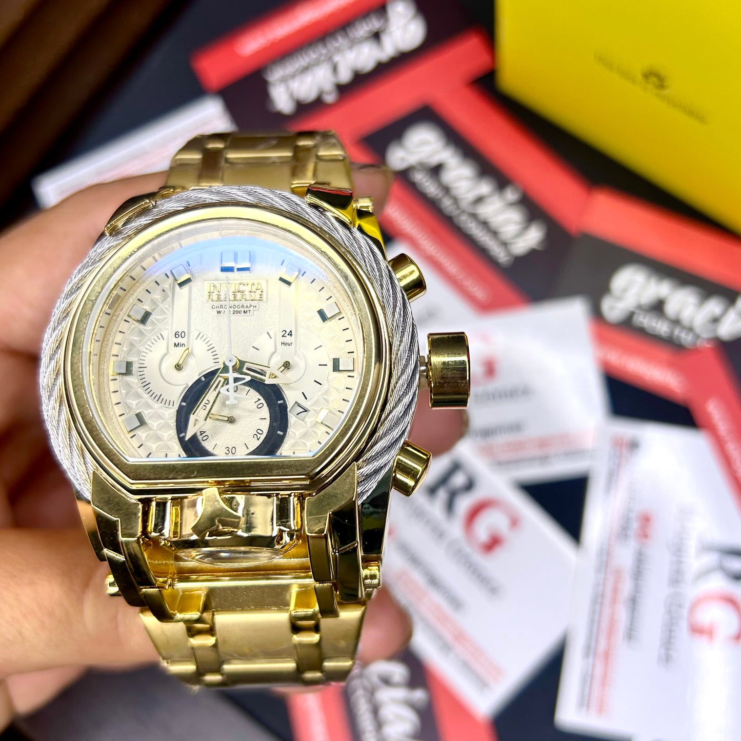 INVICTA BOLT ZEUS ARO FUNCIONAL PARA HOMBRE REF-DB