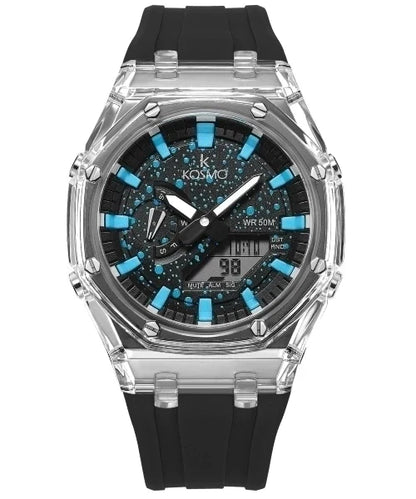 KOSMO ORIGINAL  X CASIO PARA HOMBRE DOBLE HORA K4010-NA