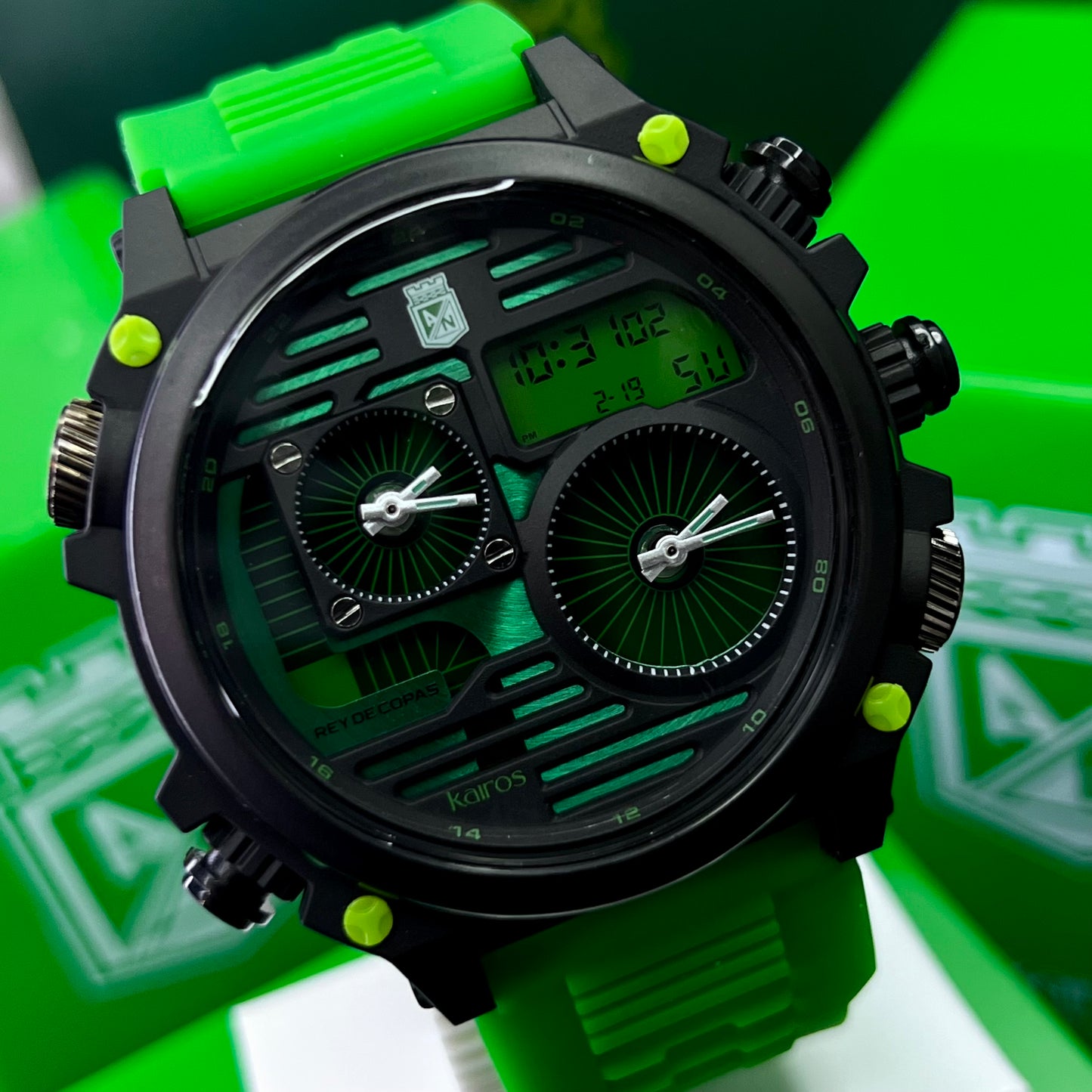 KAIROS ORIGINAL DEL ATLETICO NACIONAL DOBLE PULSO PARA HOMBRE