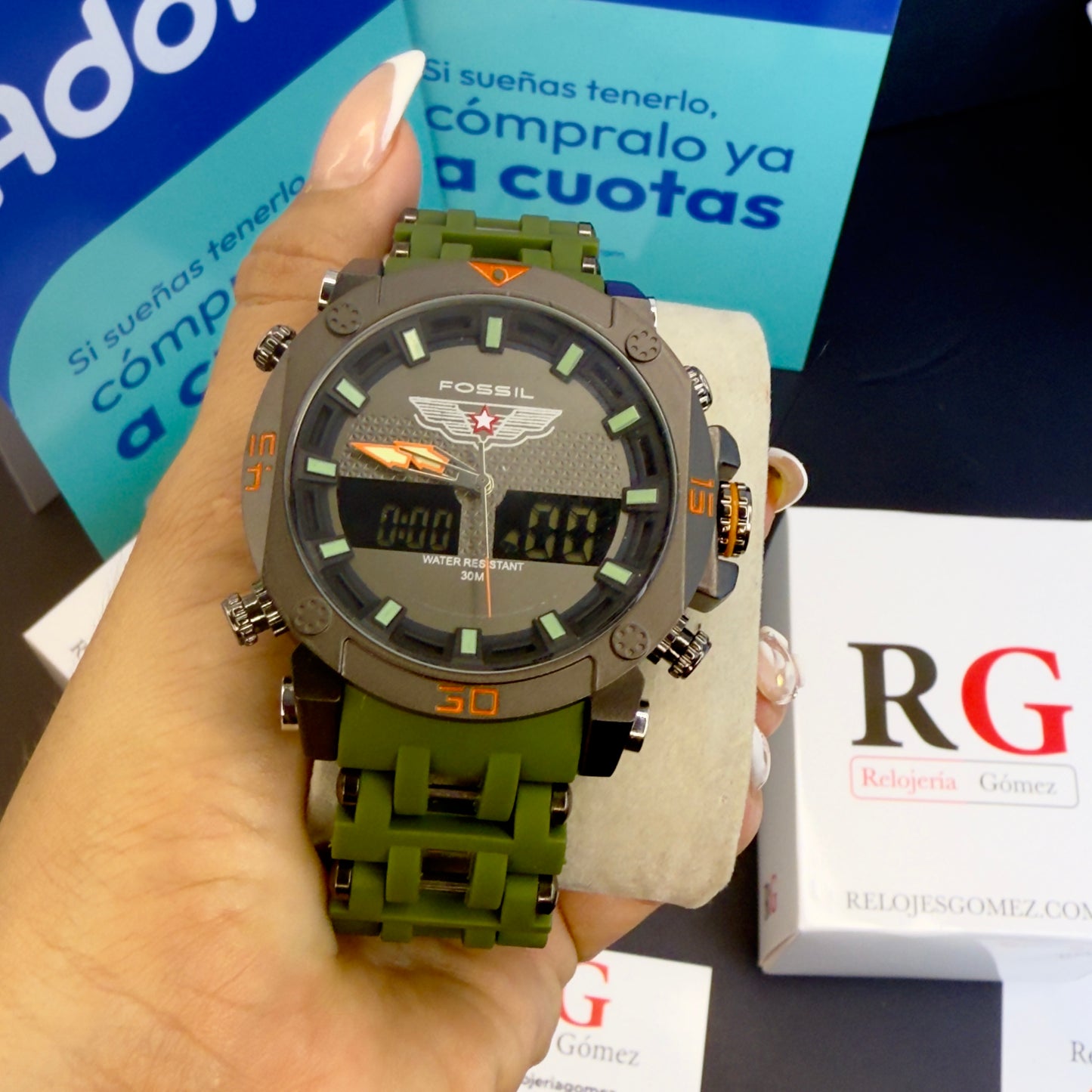 FOSSIL EDICION MARINA SUMERGIBLE-V