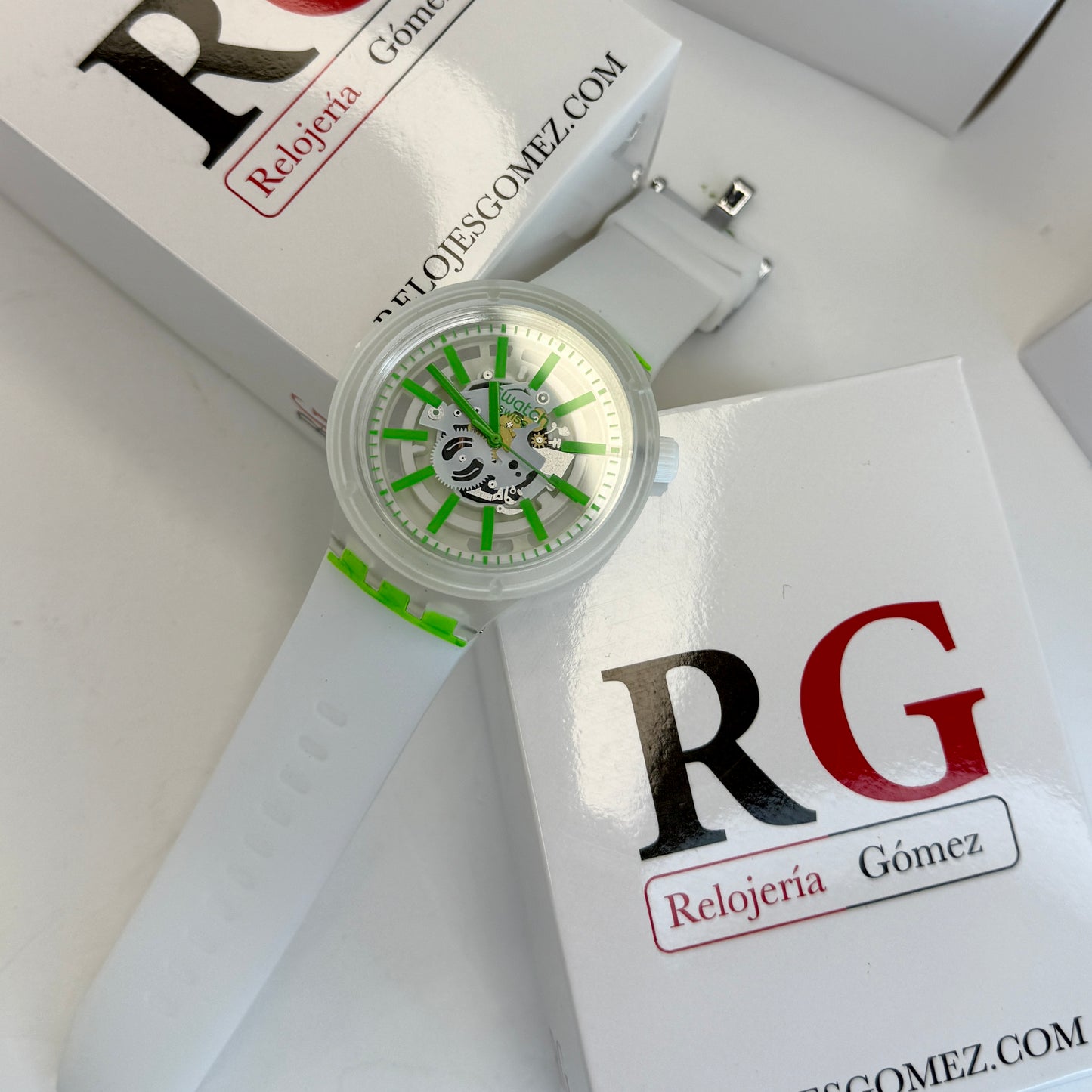 SWATCH TRANSPARENTE PARA HOMBRE REF-BV